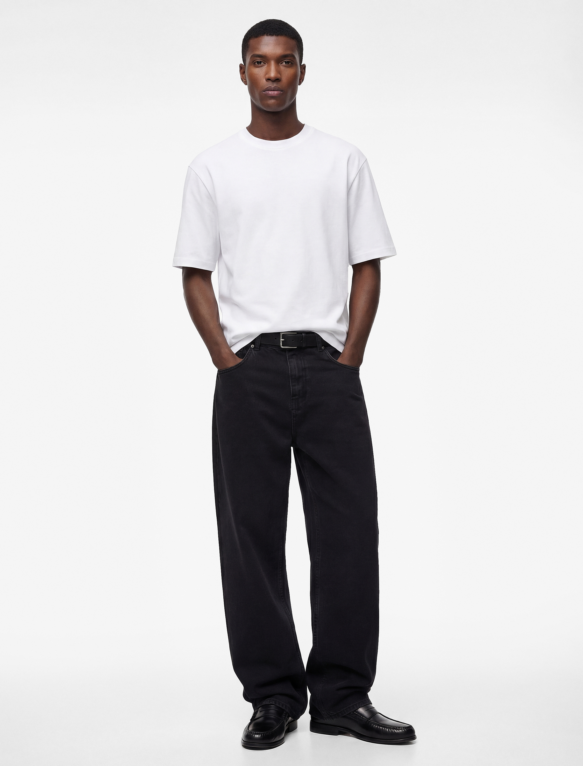   Regular Fit Bisiklet Yaka Pamuklu Basic Kısa Kollu Tişört