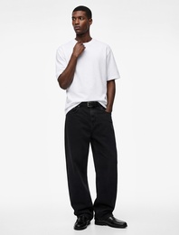 Regular Fit Bisiklet Yaka Pamuklu Basic Kısa Kollu Tişört