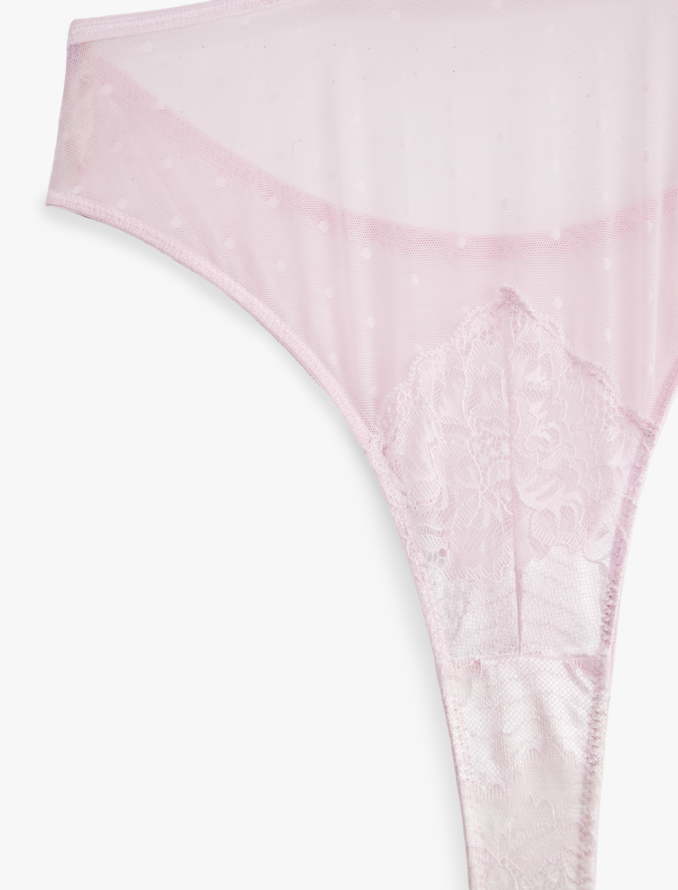   Dantel Detaylı Rahat Kalıp V Yaka Tül Askılı Bodysuit