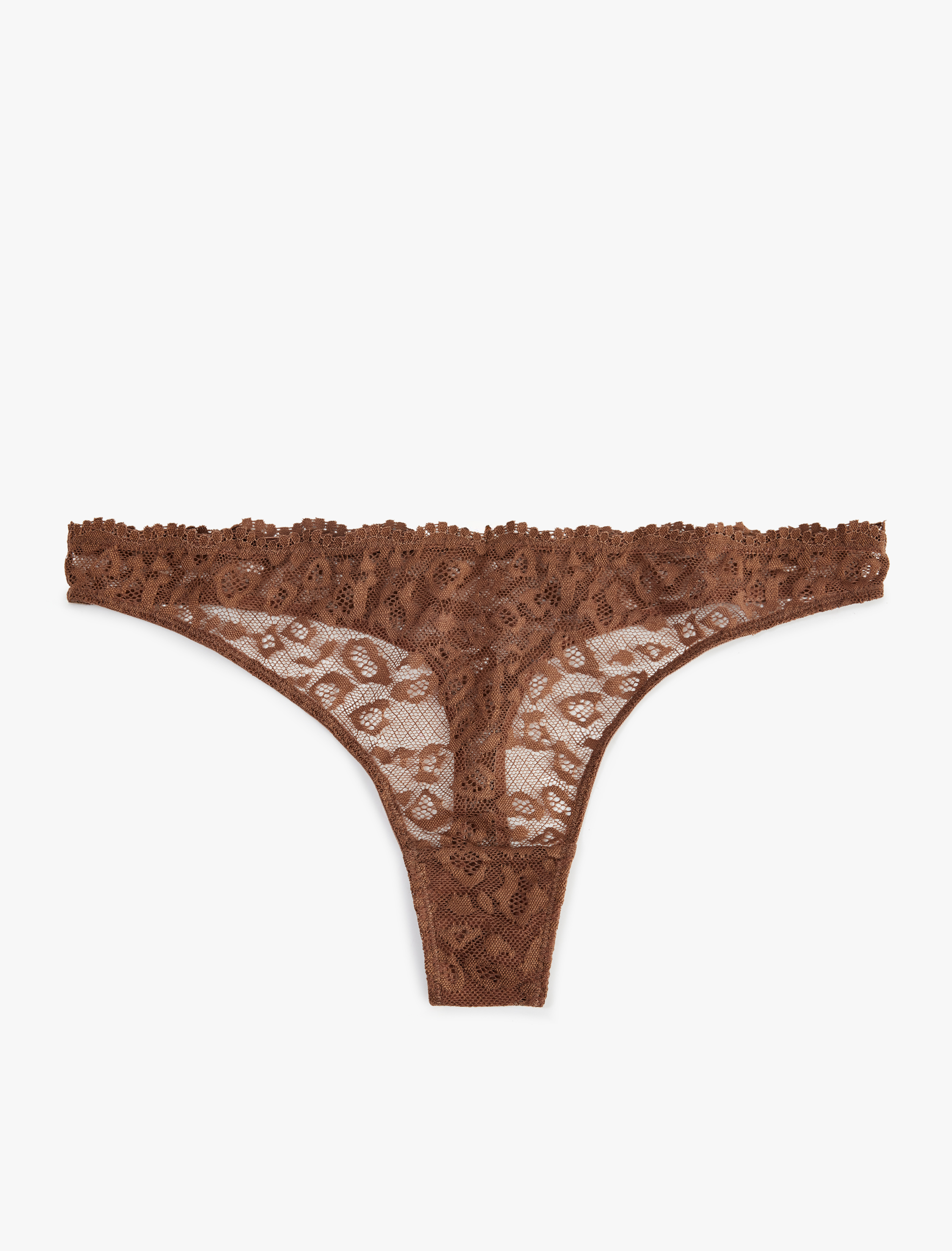   Rahat Kalıp Dantelli String Külot