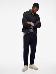 Duble Paça Cepli Beli Bağcıklı Eşofman Altı