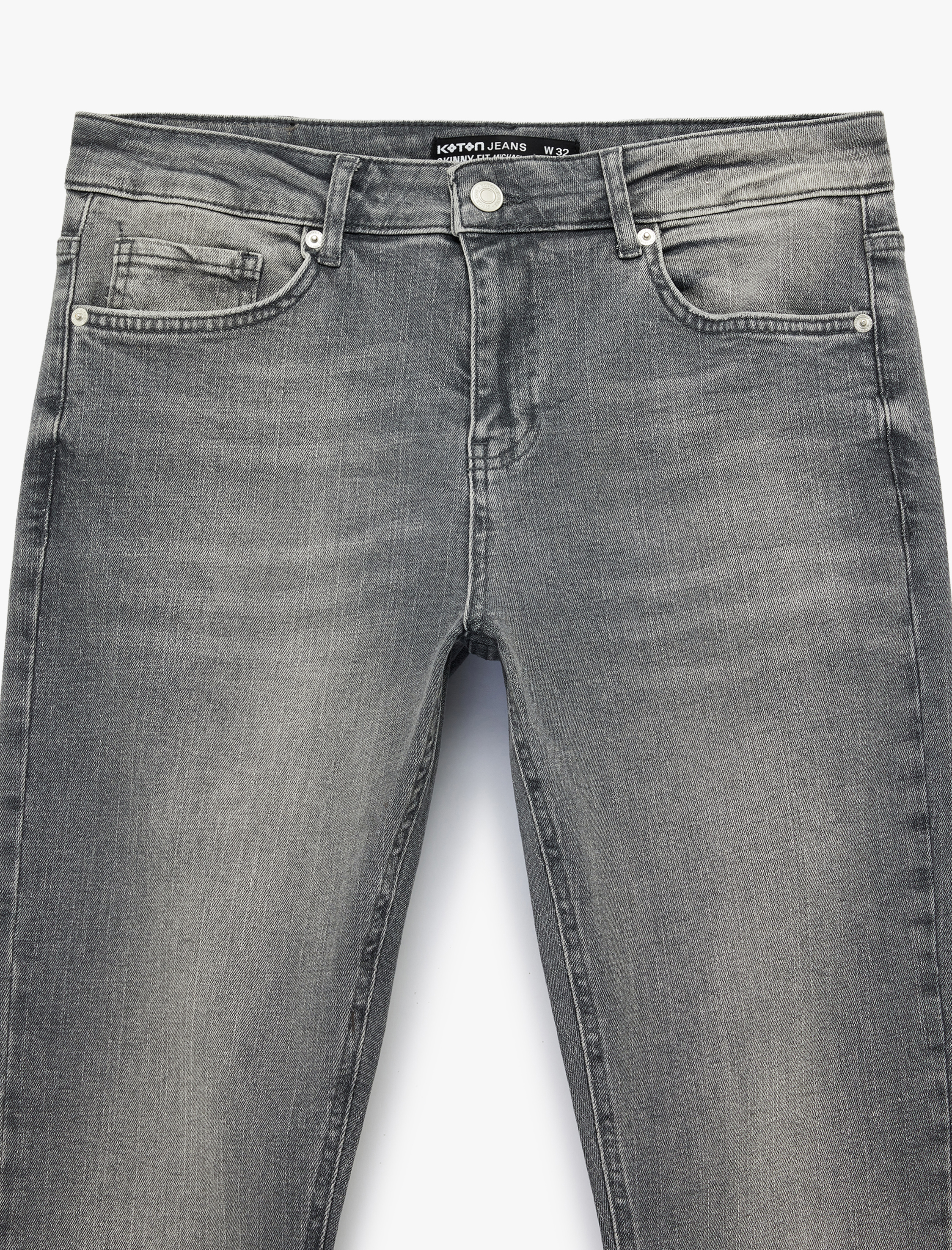   Normal Bel Pamuklu Cepli Skinny Fit Jean Pantolon - Michael Jean