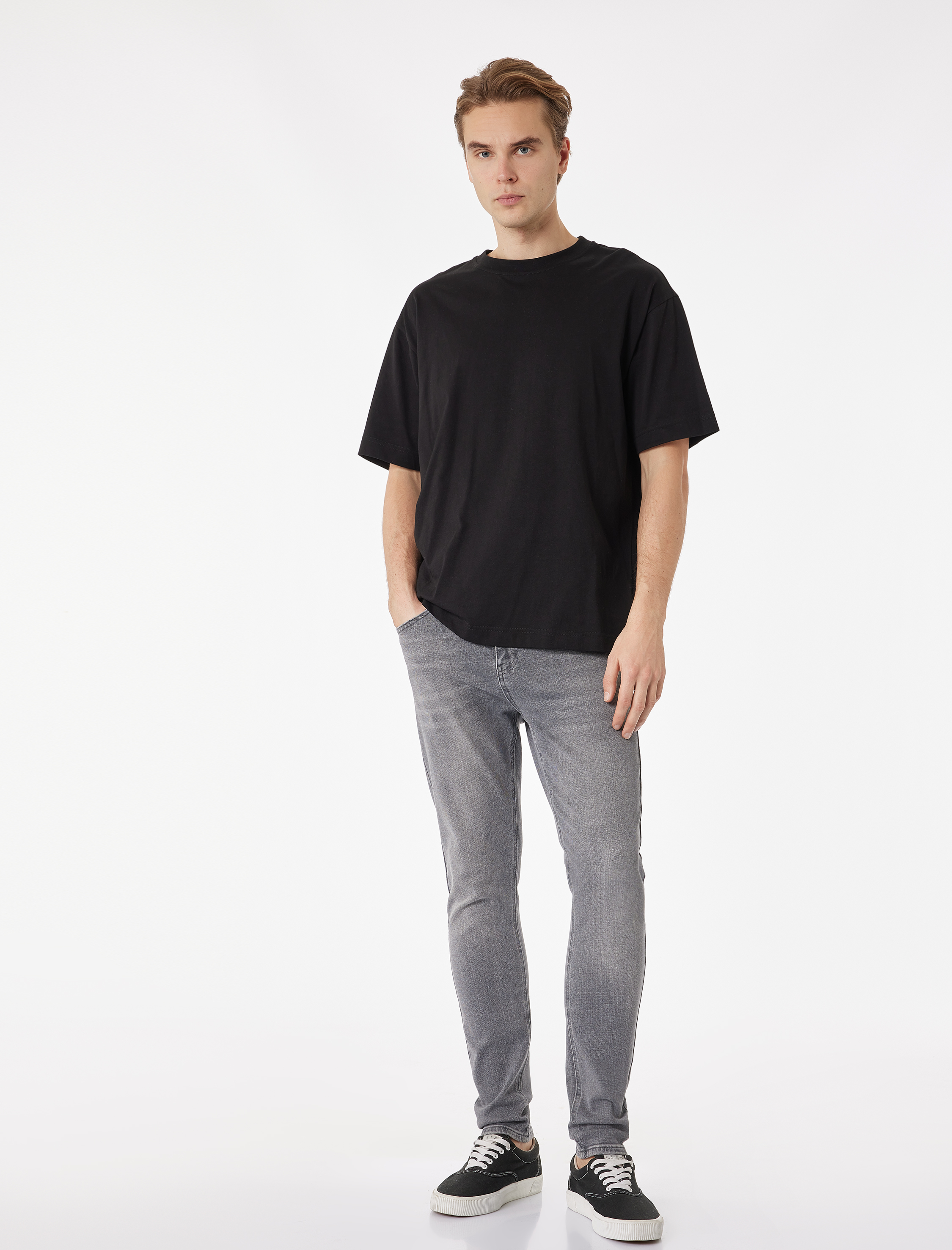   Normal Bel Pamuklu Cepli Skinny Fit Jean Pantolon - Michael Jean