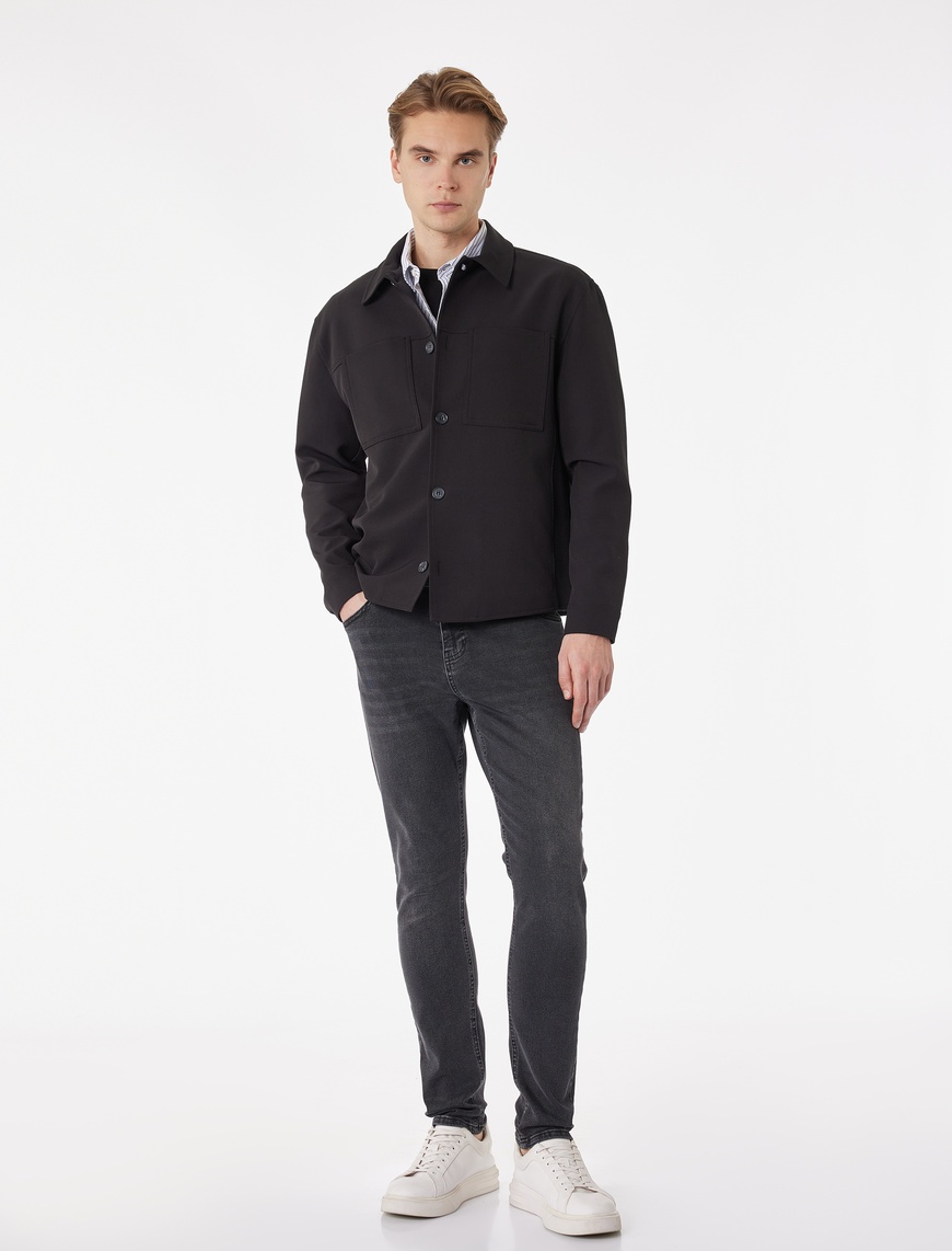 Koton Erkek Normal Bel Pamuklu Super Skinny Fit Jean Pantolon – Justin Jean