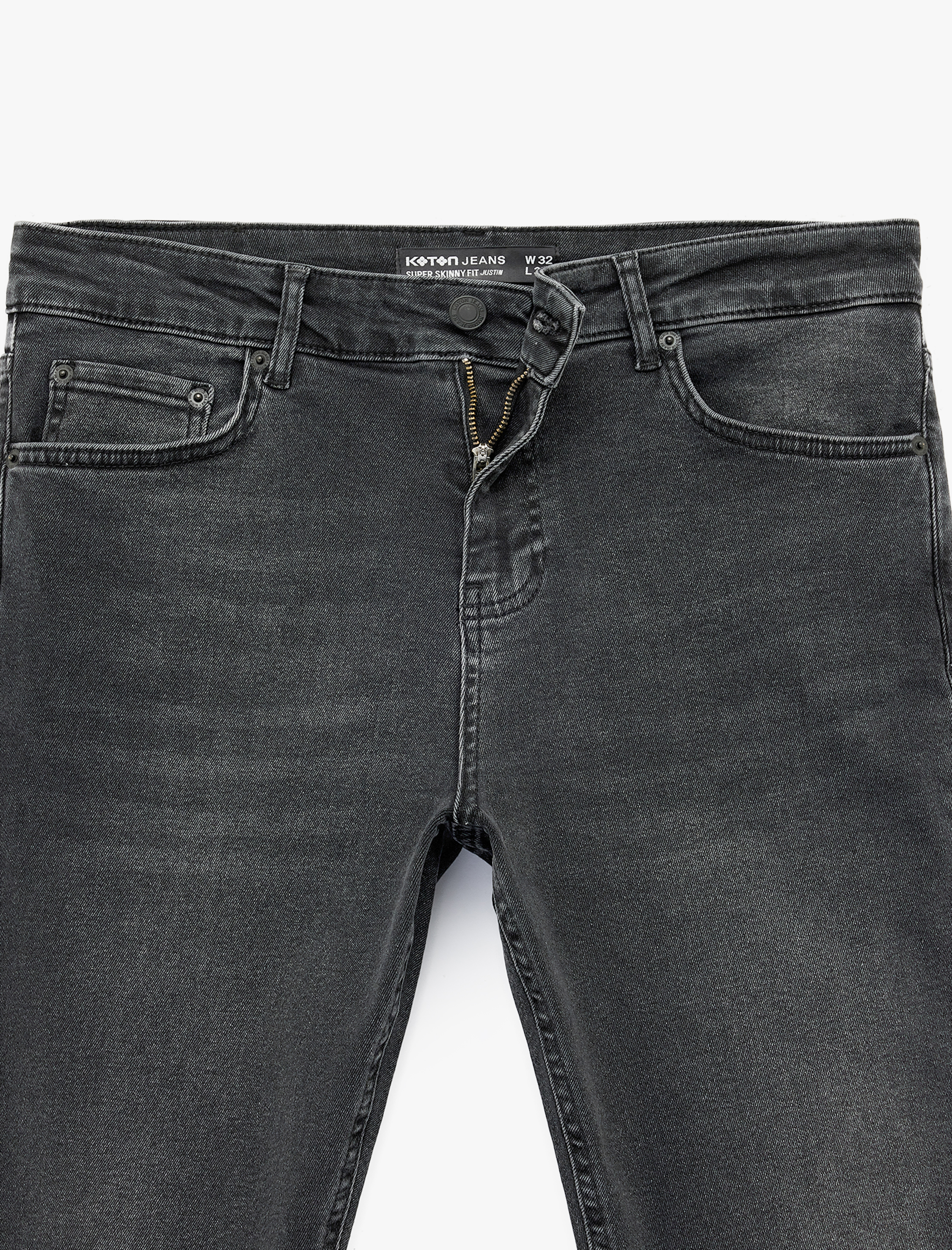   Normal Bel Pamuklu Super Skinny Fit Jean Pantolon - Justin Jean