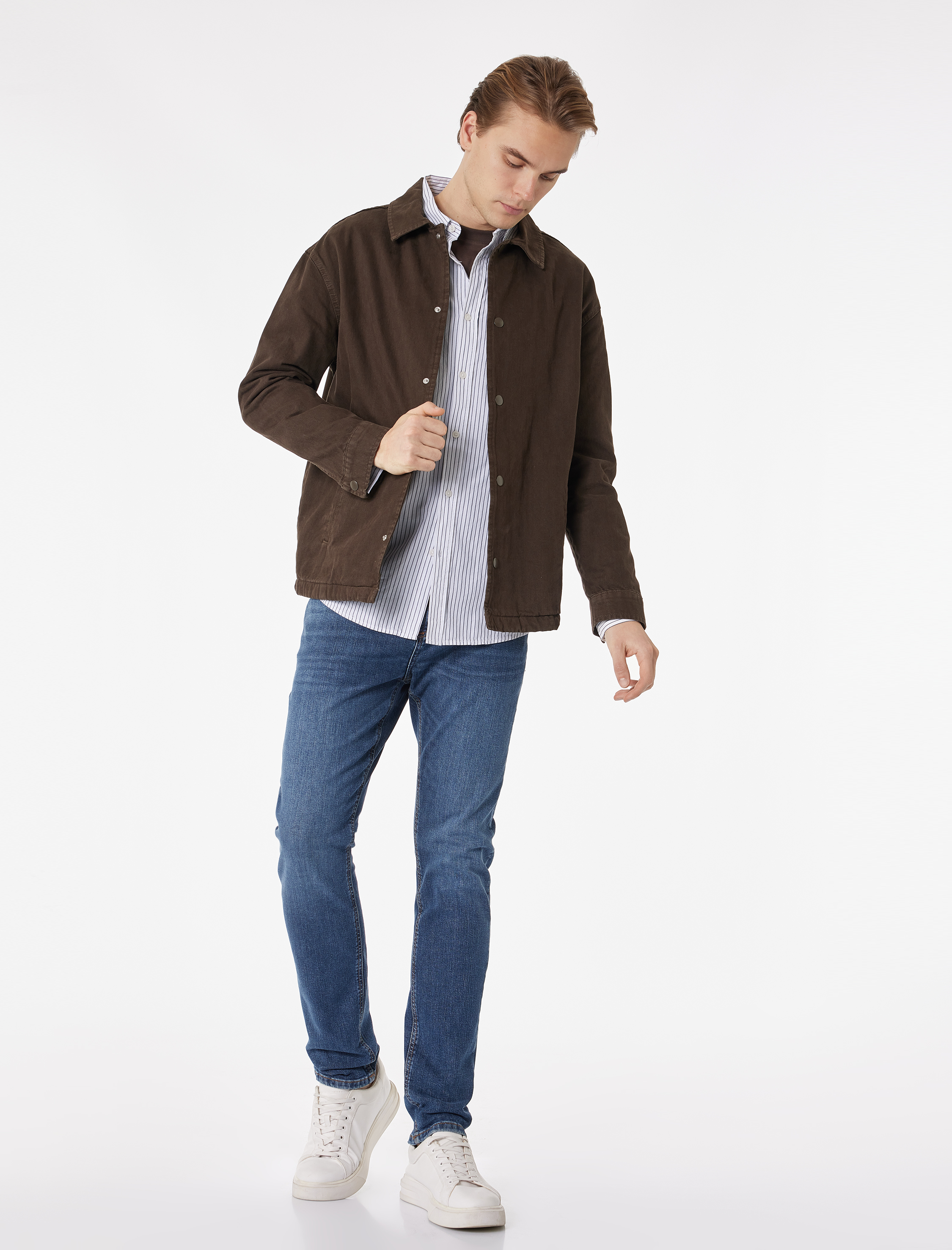   Normal Bel Slim Fit Jean Pantolon - Brad Jean