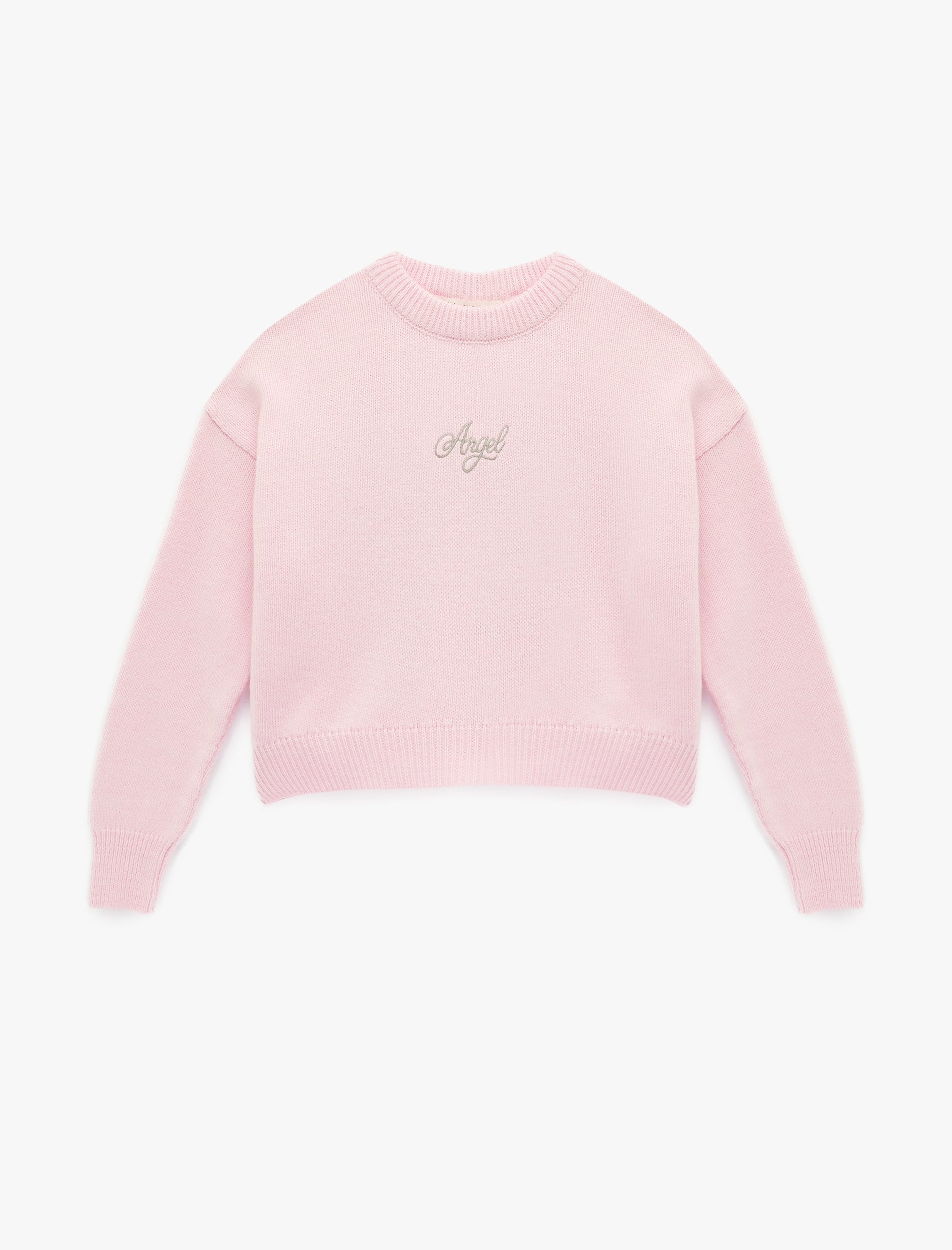   Bisiklet Yaka Uzun Kollu İşlemeli Örgü Triko Kazak