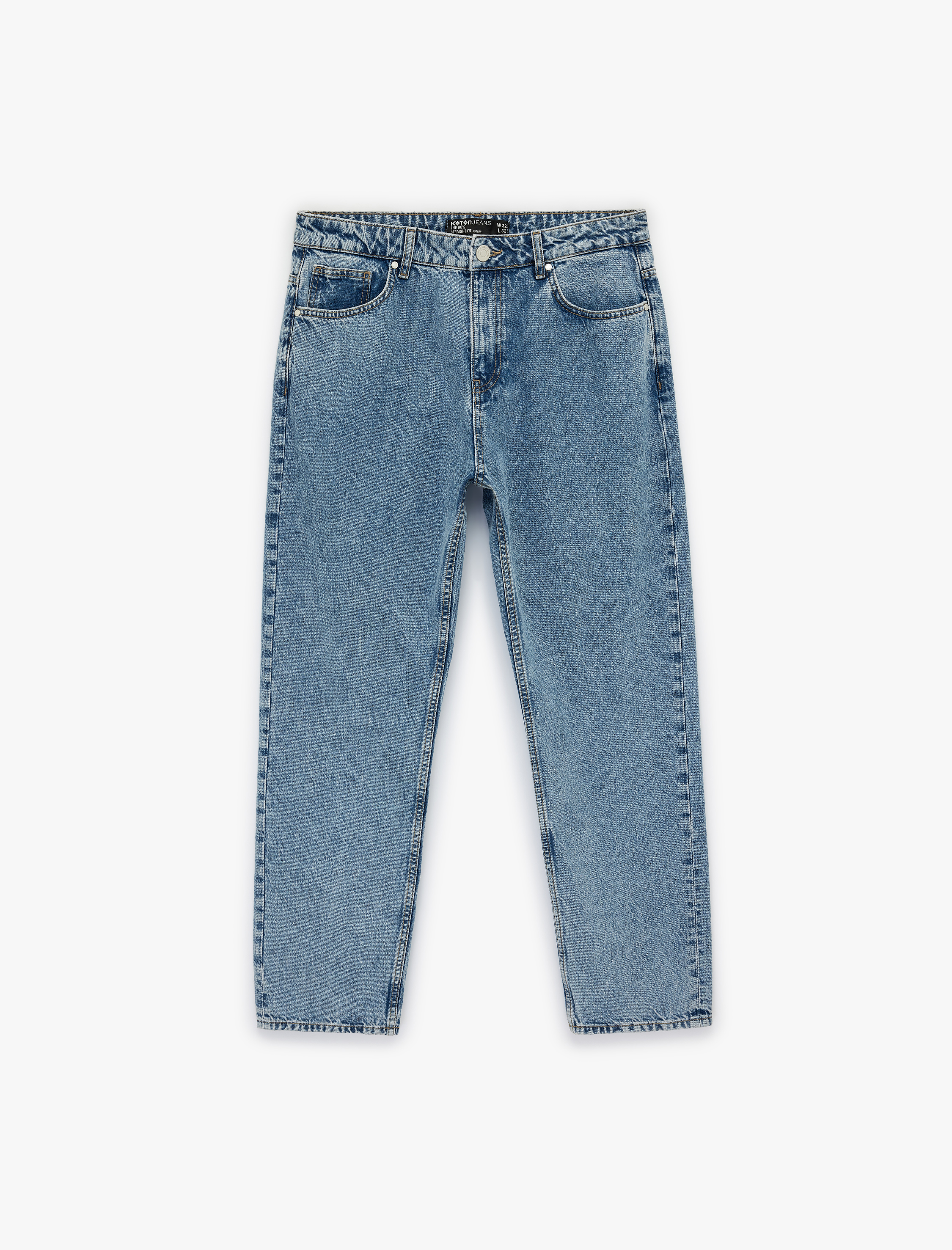   Normal Bel 90's Straight Fit Jean Pantolon - Korban Jean