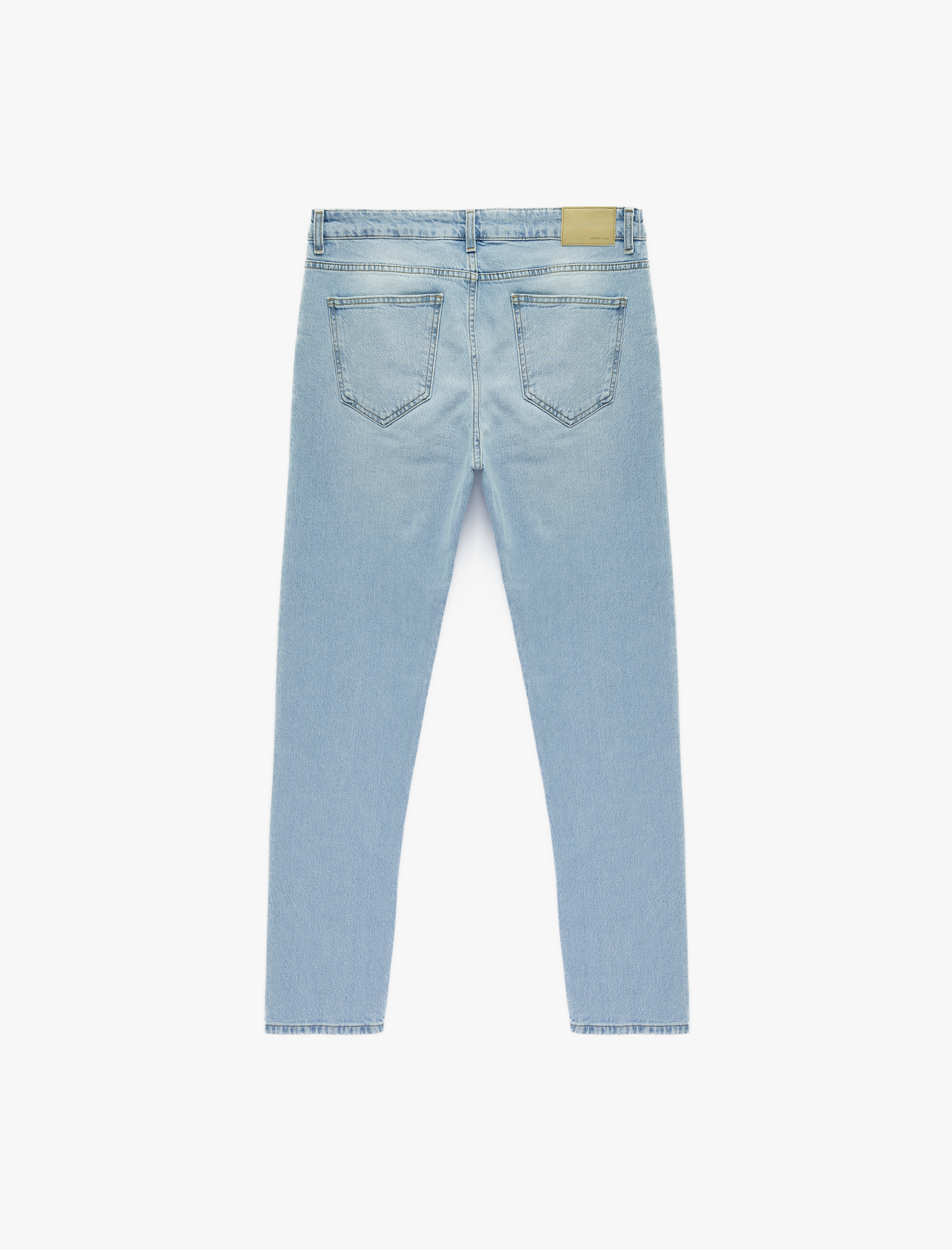   Pamuklu Normal Bel Slim Fit Jean Pantolon - Brad Jean
