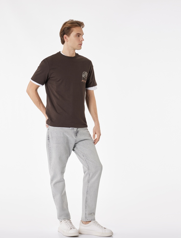  Pamuklu Normal Bel Regular Fit Tapered Jean Pantolon - Joe Jean