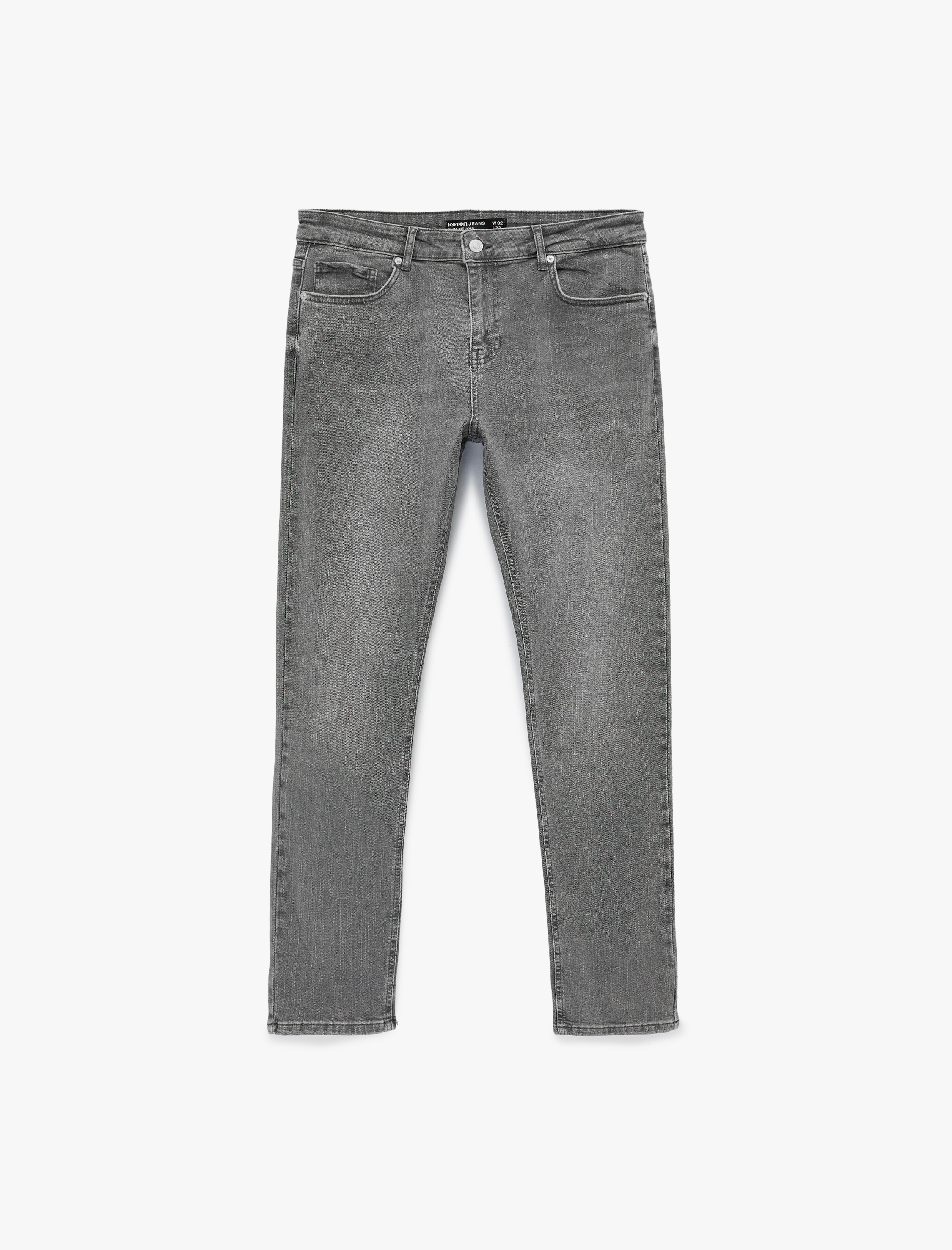   Normal Bel Pamuklu Slim Fit Jean Pantolon - Brad Jean