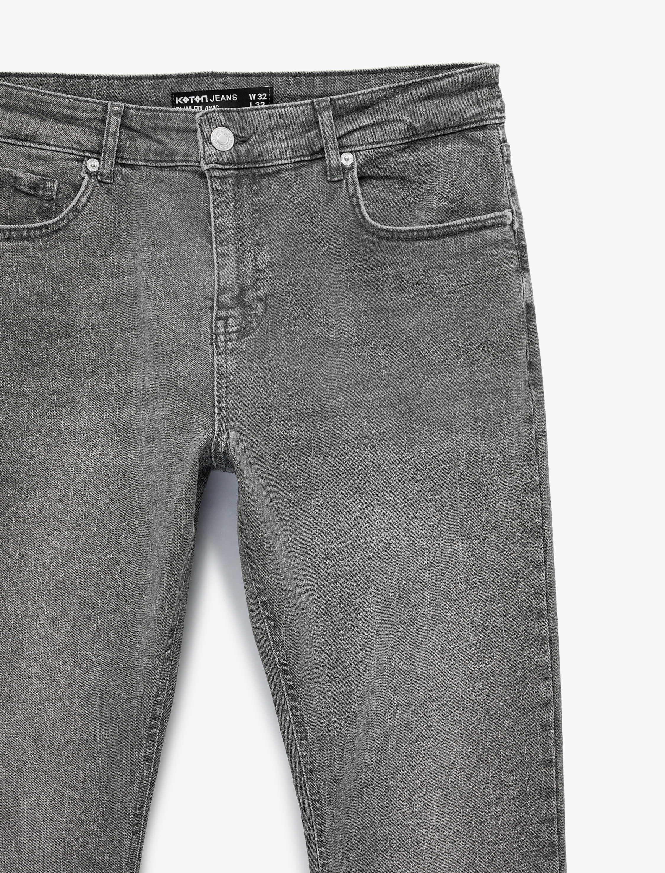   Normal Bel Pamuklu Slim Fit Jean Pantolon - Brad Jean