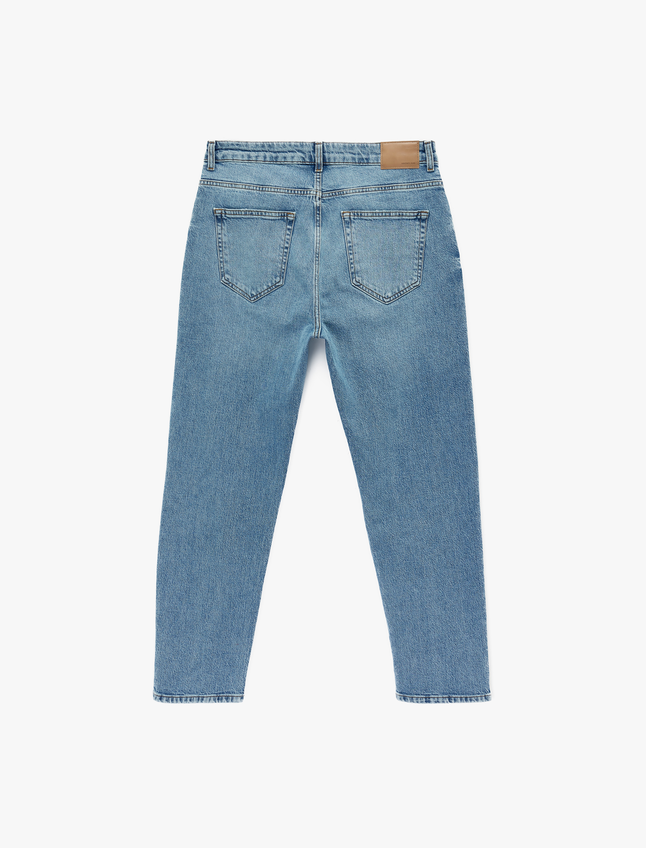   Pamuklu Regular Fit Normal Bel Tapered Jean Pantolon - Joe Jean