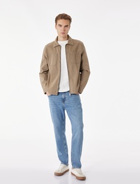 Pamuklu Regular Fit Normal Bel Tapered Jean Pantolon - Joe Jean