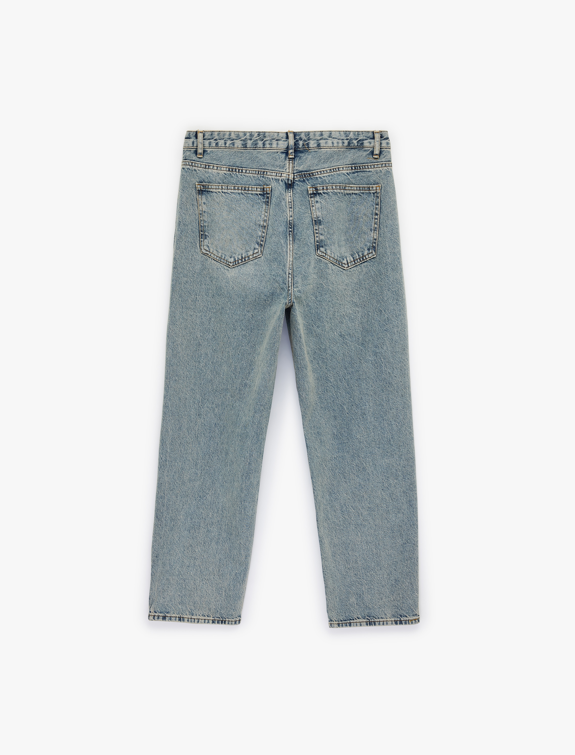   Pamuklu Bol Oversize Normal Paça Baggy Jean Pantolon