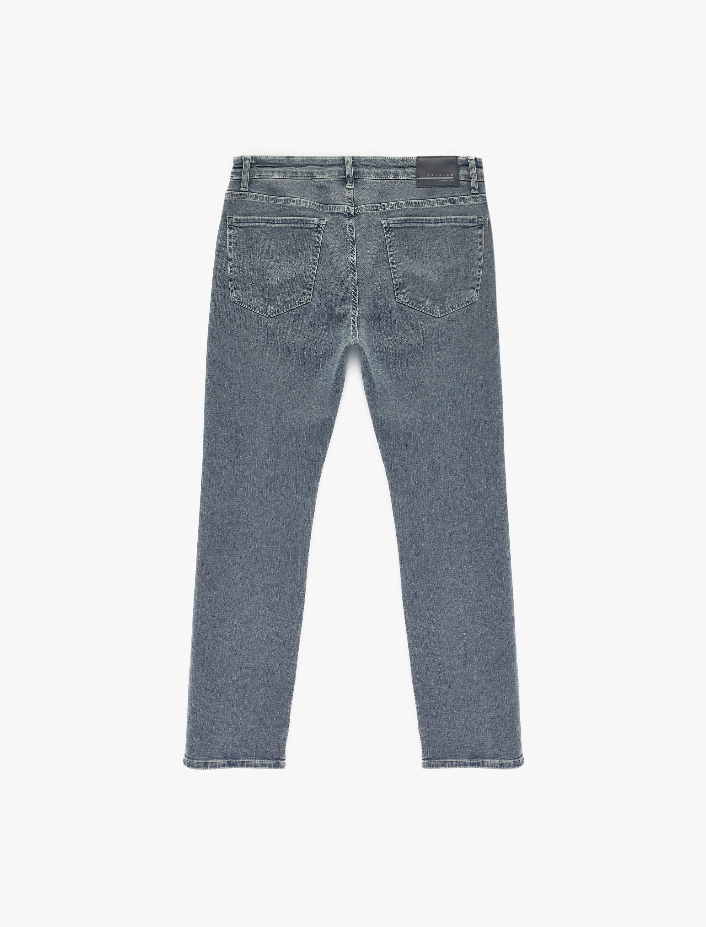   Normal Bel Düz Paça Pamuklu Straight Fit Jean Pantolon - Mark Jean