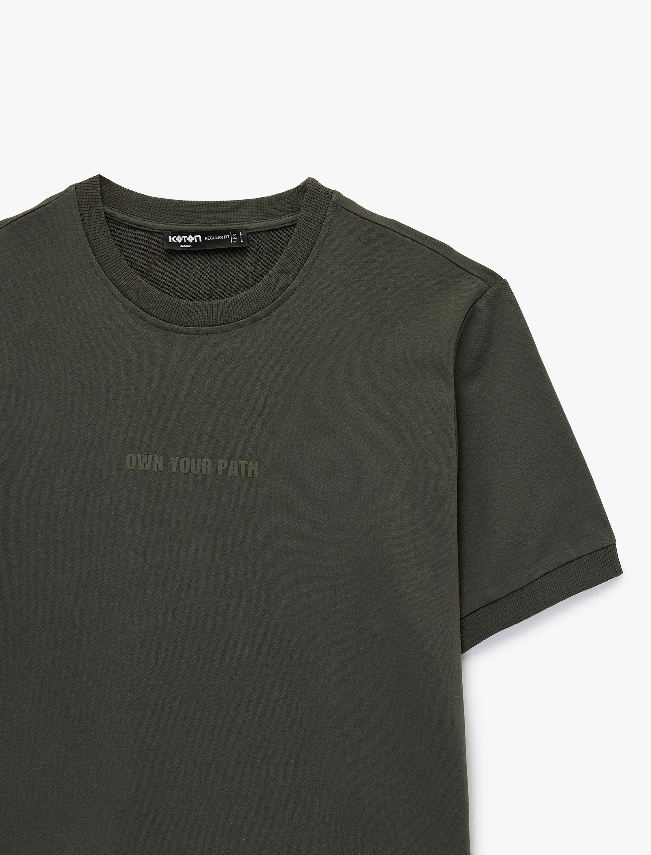   Pamuklu Regular Fit Bisiklet Yaka Kısa Kollu Baskılı Tişört