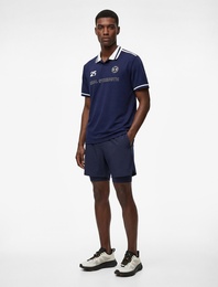 Rahat Kesim Kısa Kollu Baskılı Polo Yaka Spor Tişört