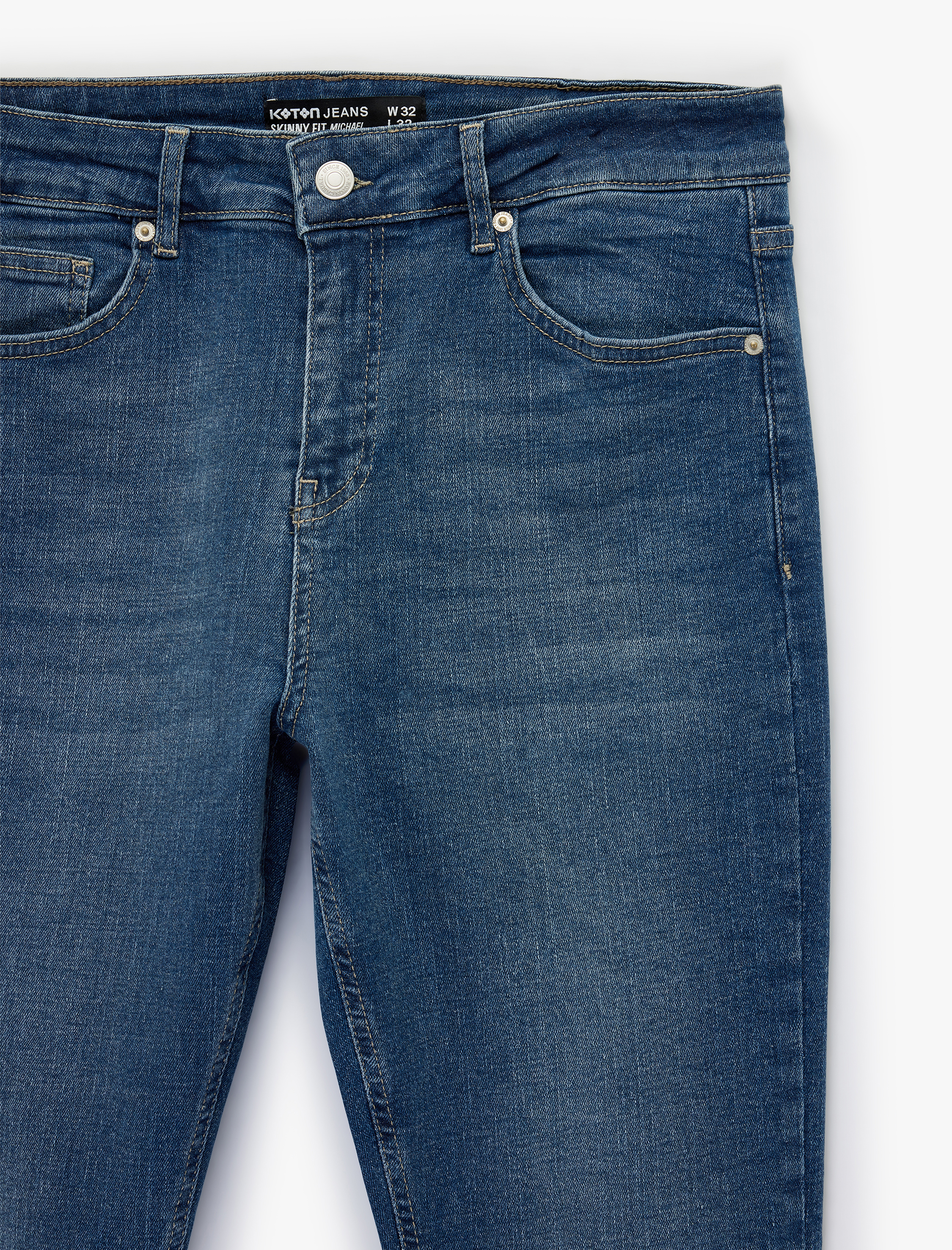   Pamuklu Normal Bel Skinny Fit Jean Pantolon - Michael Jean