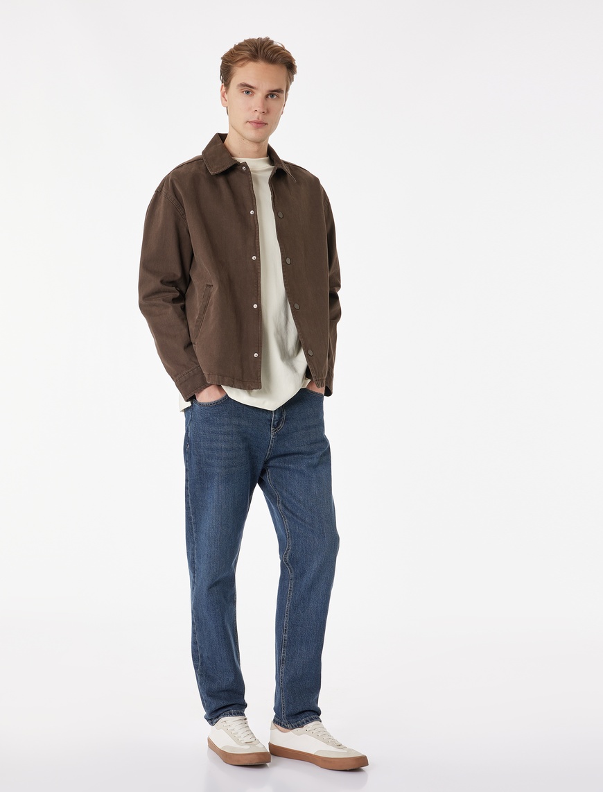 Koton Erkek Pamuklu Normal Bel Tapered Fit Jean Pantolon – Joe Jean