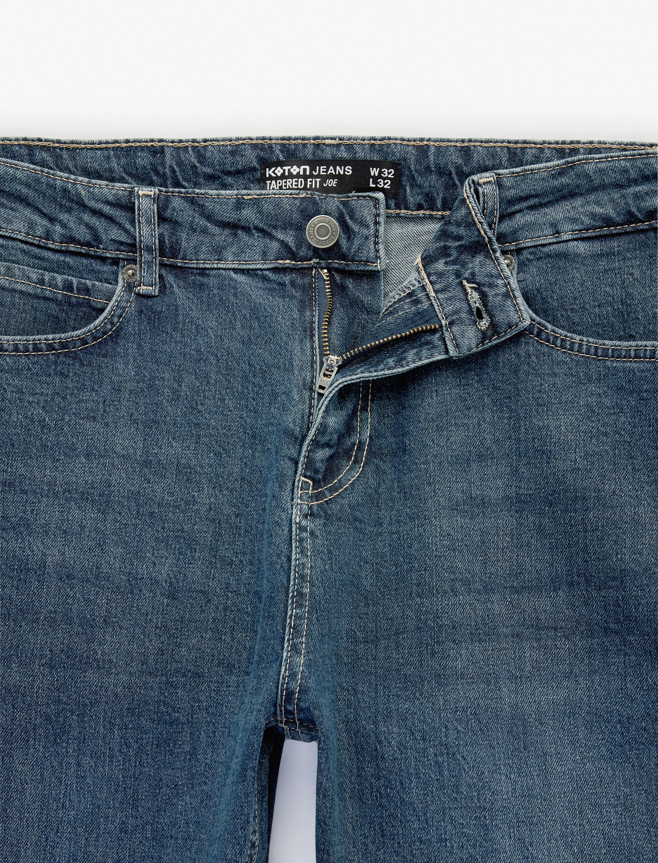   Pamuklu Normal Bel Tapered Fit Jean Pantolon - Joe Jean
