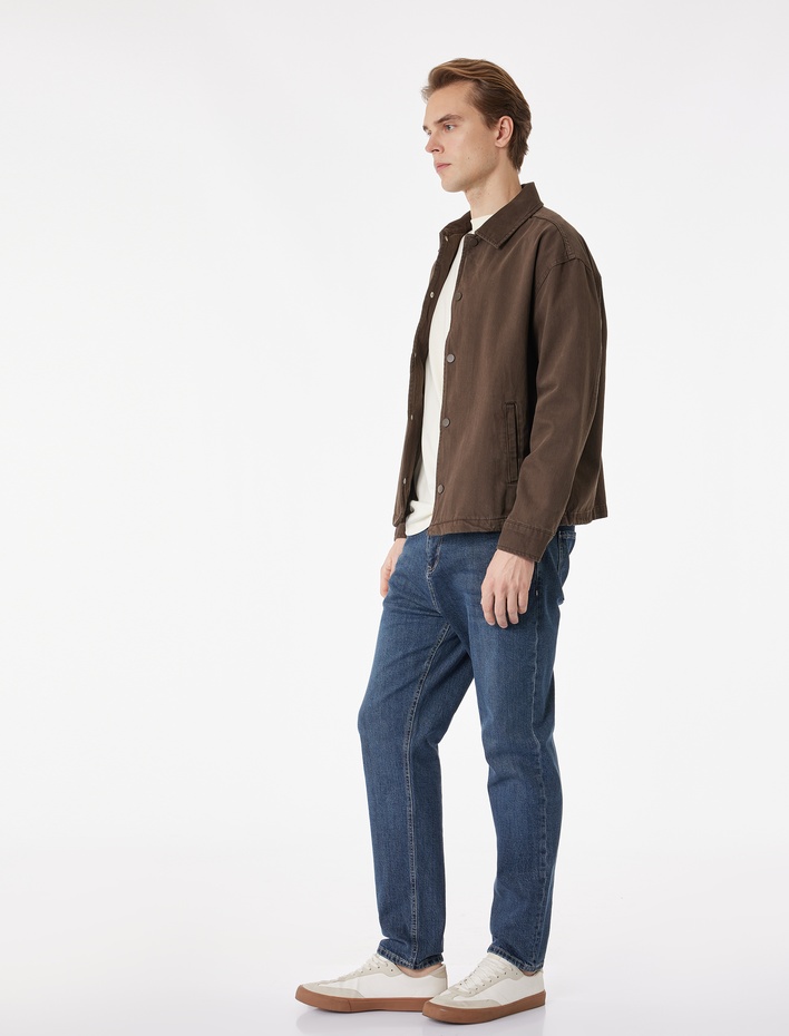  Pamuklu Normal Bel Tapered Fit Jean Pantolon - Joe Jean