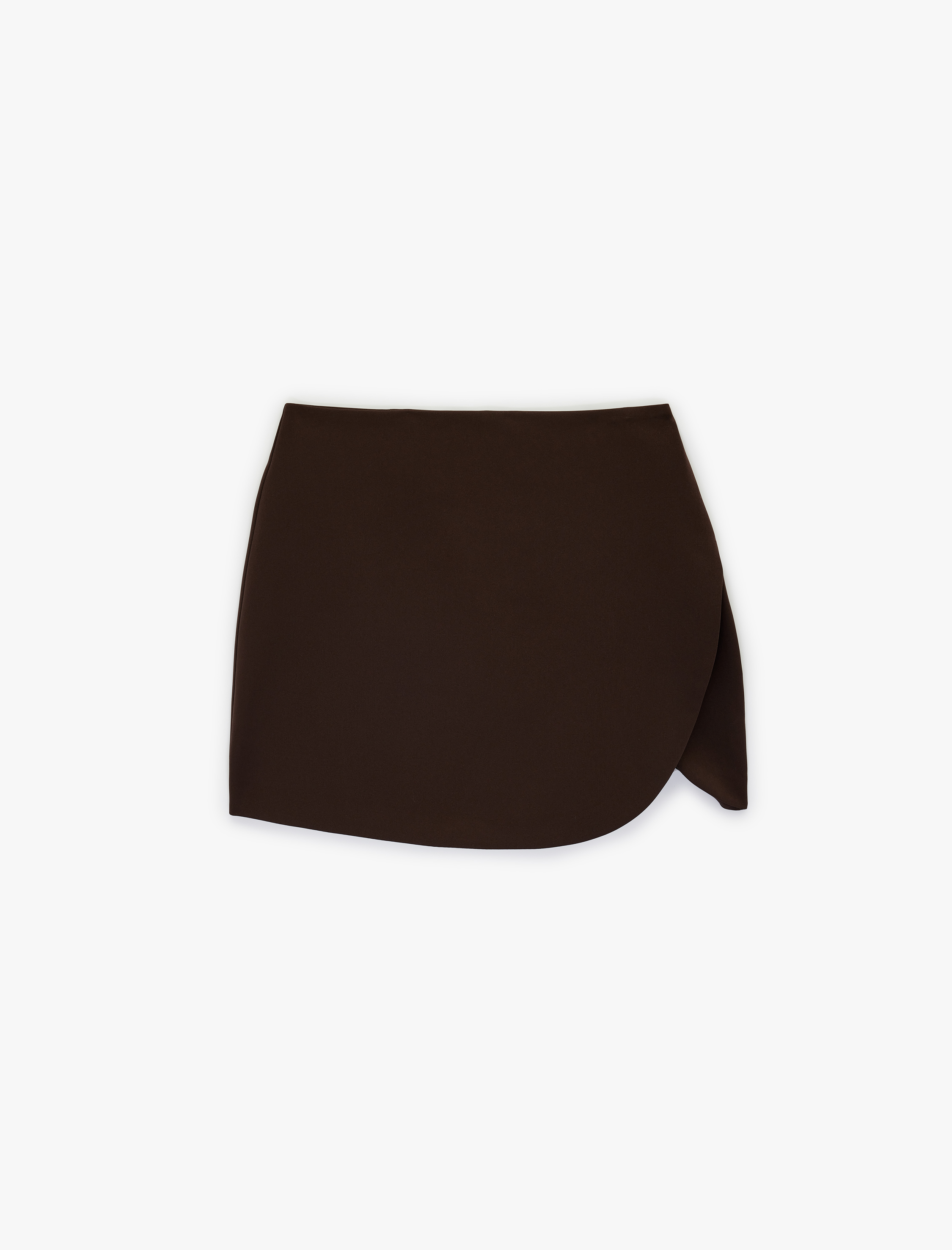   Yırtmaç Detaylı Normal Bel Mini Şort Etek