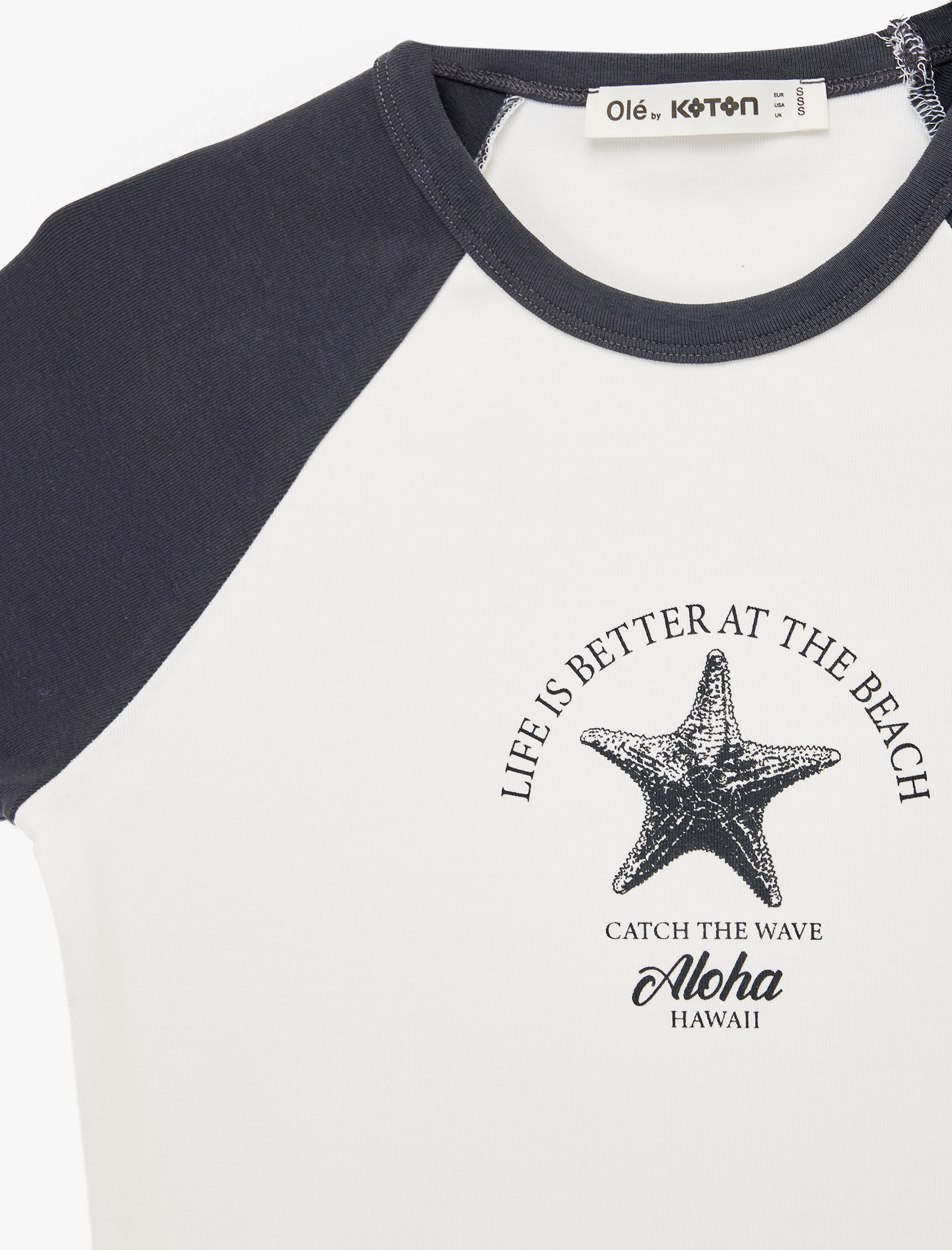   Slim Fit Kısa Kollu Bisiklet Yaka Pamuklu Baskılı Tişört