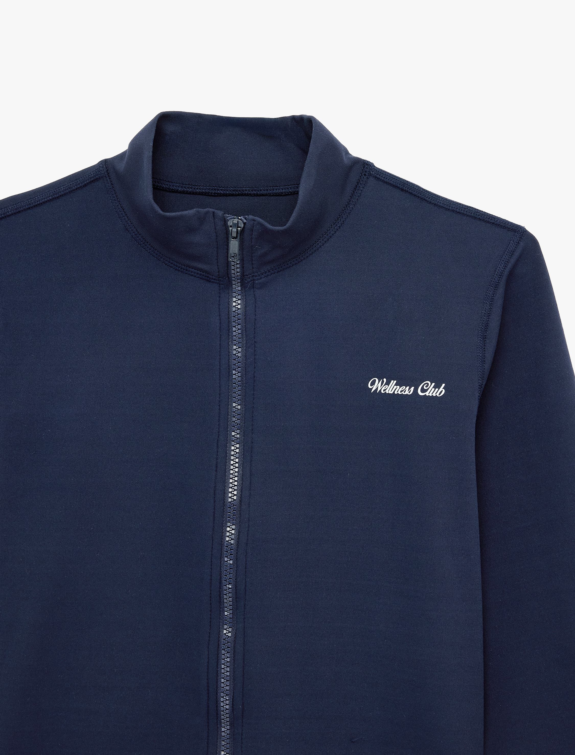   Slim Fit Uzun Kollu Dik Yaka Baskılı Spor Sweatshirt