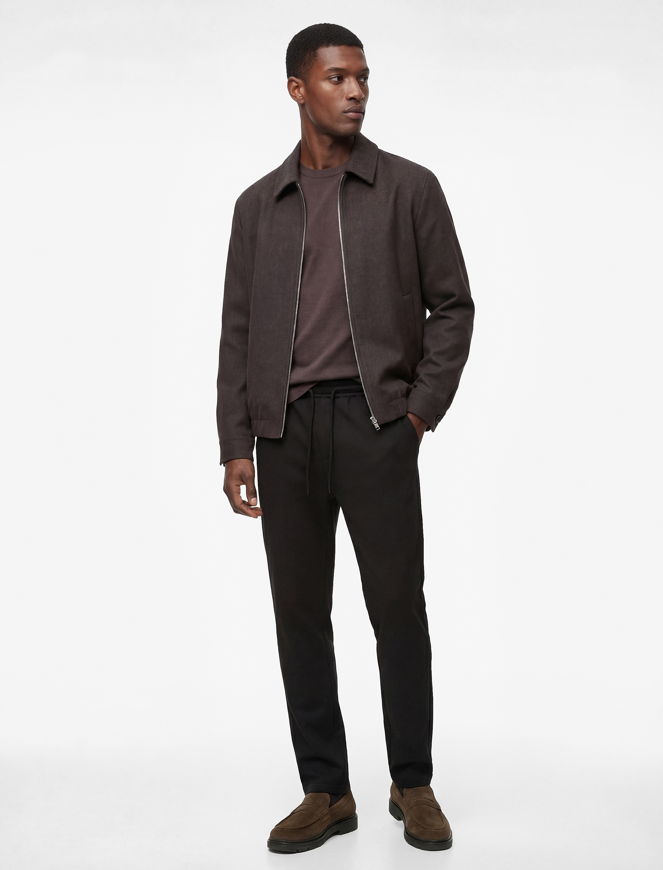   Regular Fit Pamuklu Cepli Beli Bağcıklı Pantolon