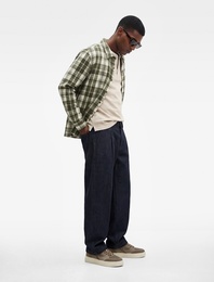 Klasik Yaka Regular Fit Uzun Kollu Oduncu Gömleği