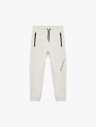 Pamuklu Fermuarlı Cep Detaylı Jogger Eşofman Altı