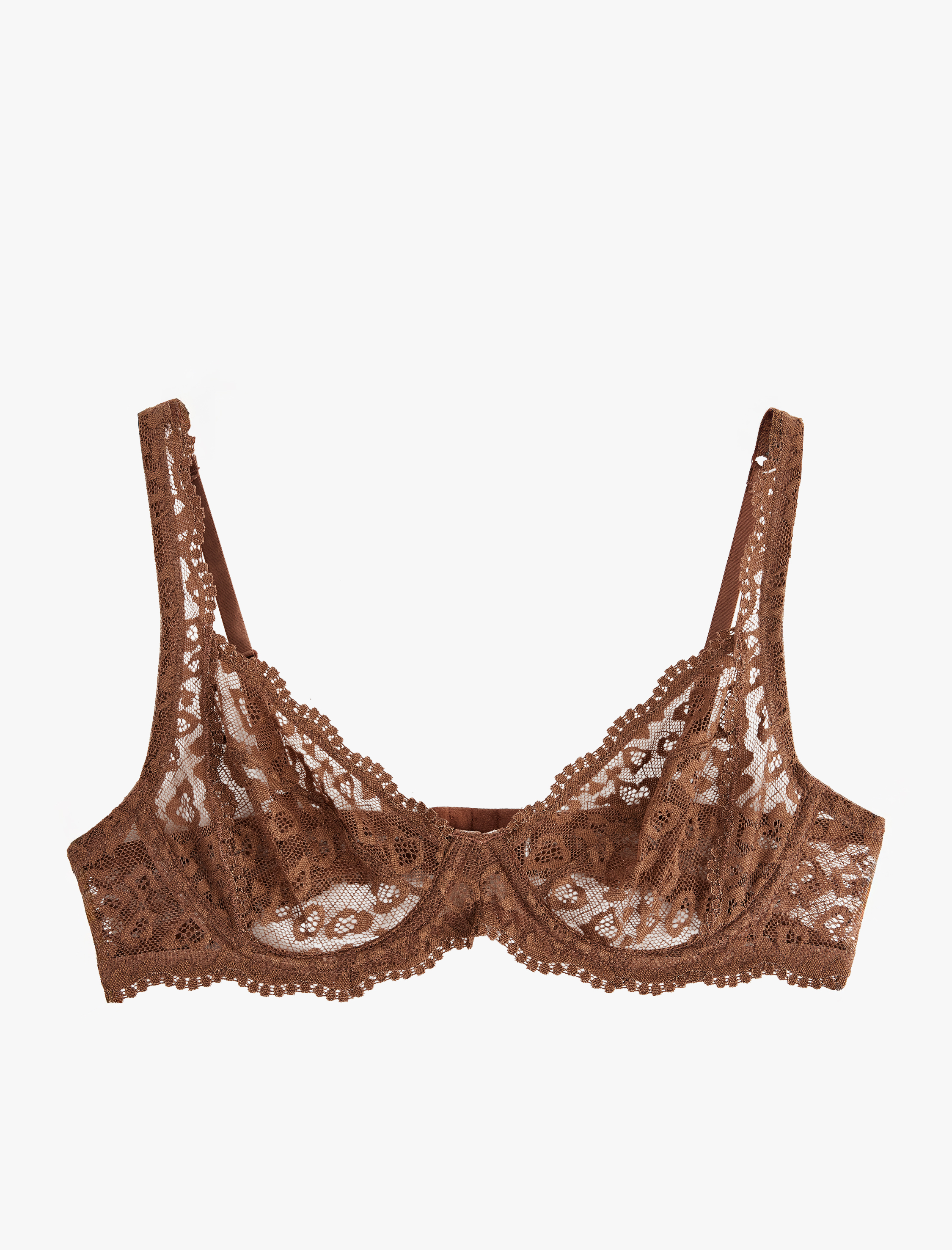   Dolgusuz Balenli Dantelli Sütyen