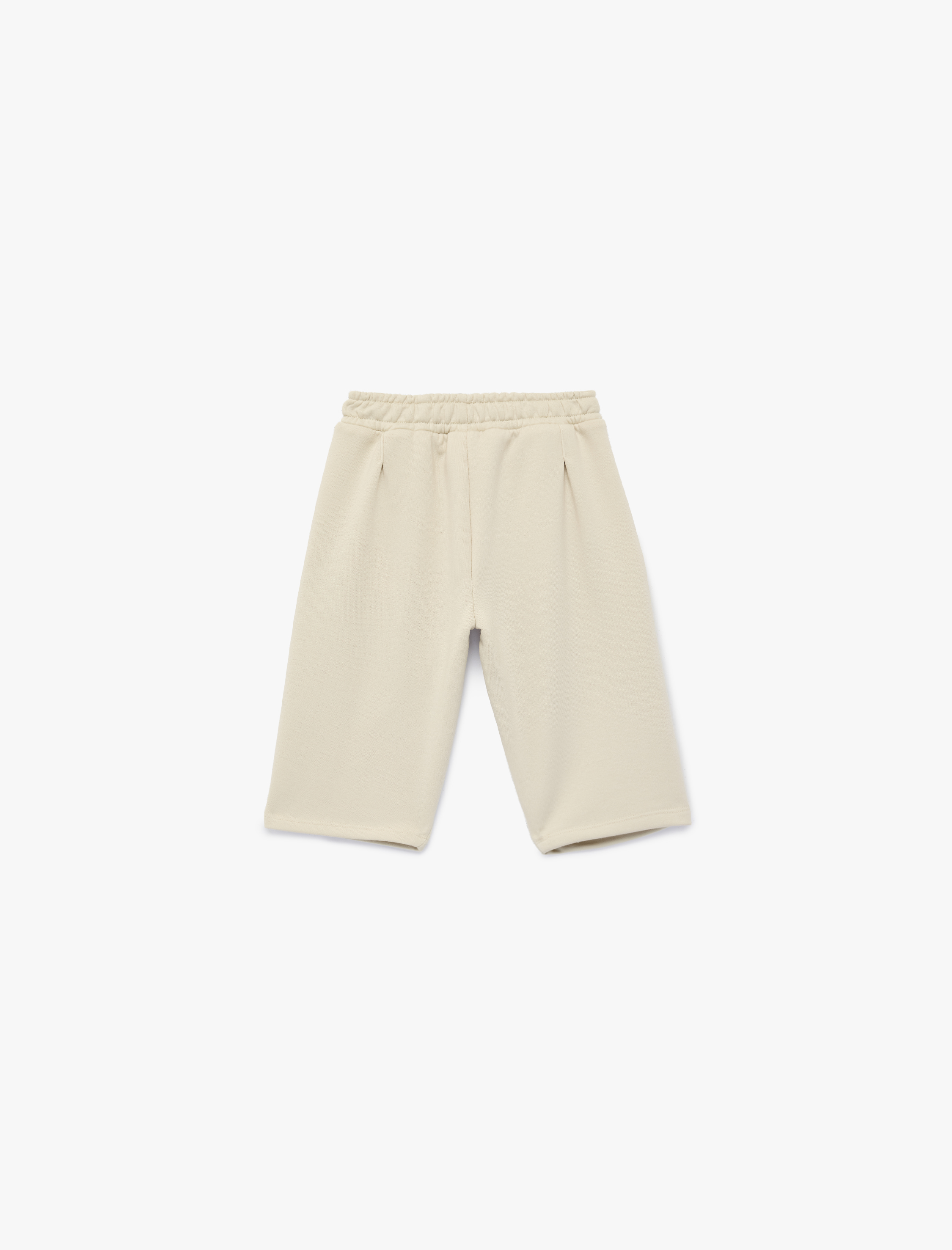  Erkek Bebek Beli Lastikli Cepli Şardonlu Oversize Eşofman Altı