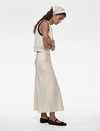 Regular Fit A Kesim Viskon Maxi Etek