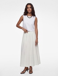 Bol Kesim Midi Boy Paraşüt Etek