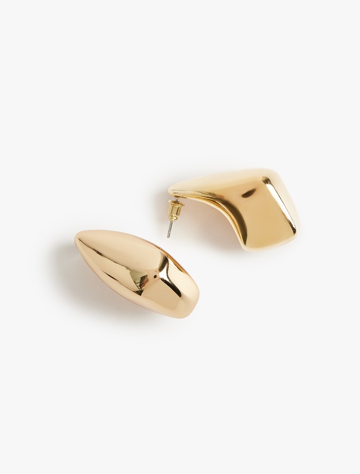 Kadın Geometrik Damla Küpe - Koton X Sima Tarkan