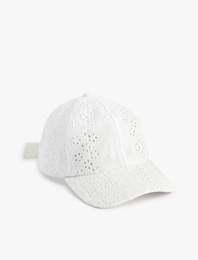 Fistolu Pamuklu Kep Şapka