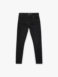 Normal Bel Pamuklu Skinny Fit Jean Pantolon - Michael Jean
