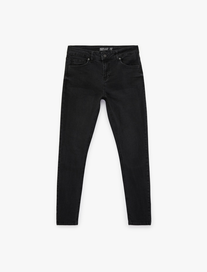  Normal Bel Pamuklu Skinny Fit Jean Pantolon - Michael Jean