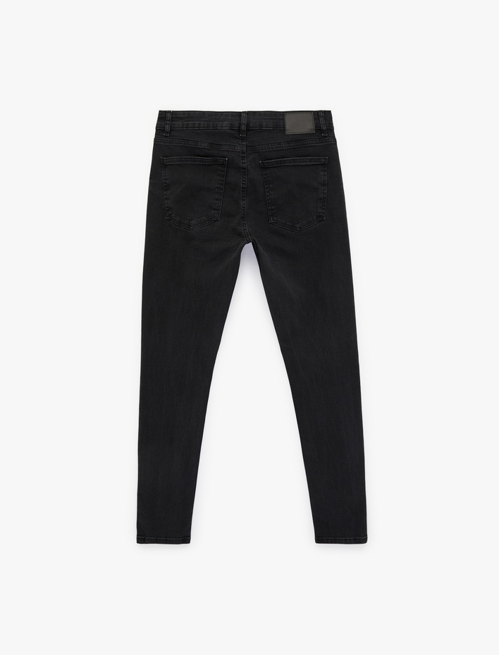  Normal Bel Pamuklu Skinny Fit Jean Pantolon - Michael Jean