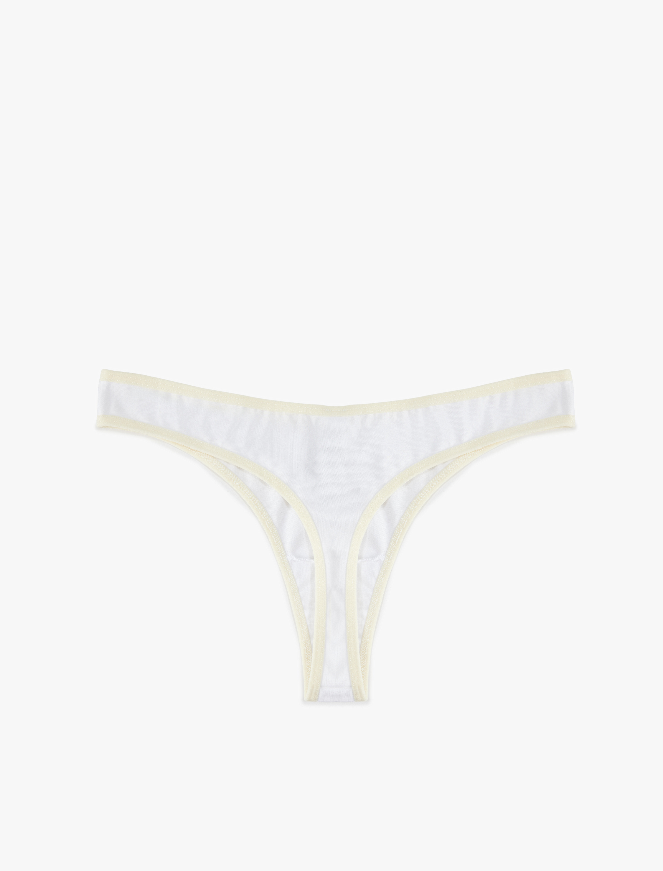   Rahat Kalıp Lastik Detaylı Baskılı Pamuklu String Külot