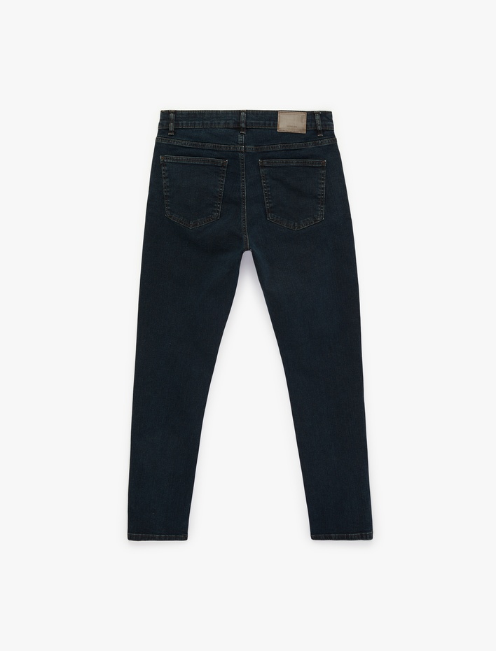  Pamuklu Normal Bel Slim Fit Jean Pantolon - Brad Jean