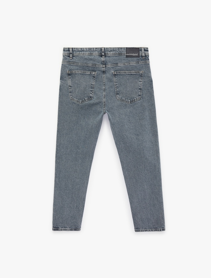  Regular Fit Normal Bel Cepli Tapered Jean Pantolon - Joe Jean