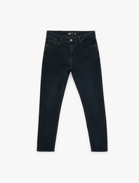 Pamuklu Normal Bel Slim Fit Jean Pantolon - Brad Jean