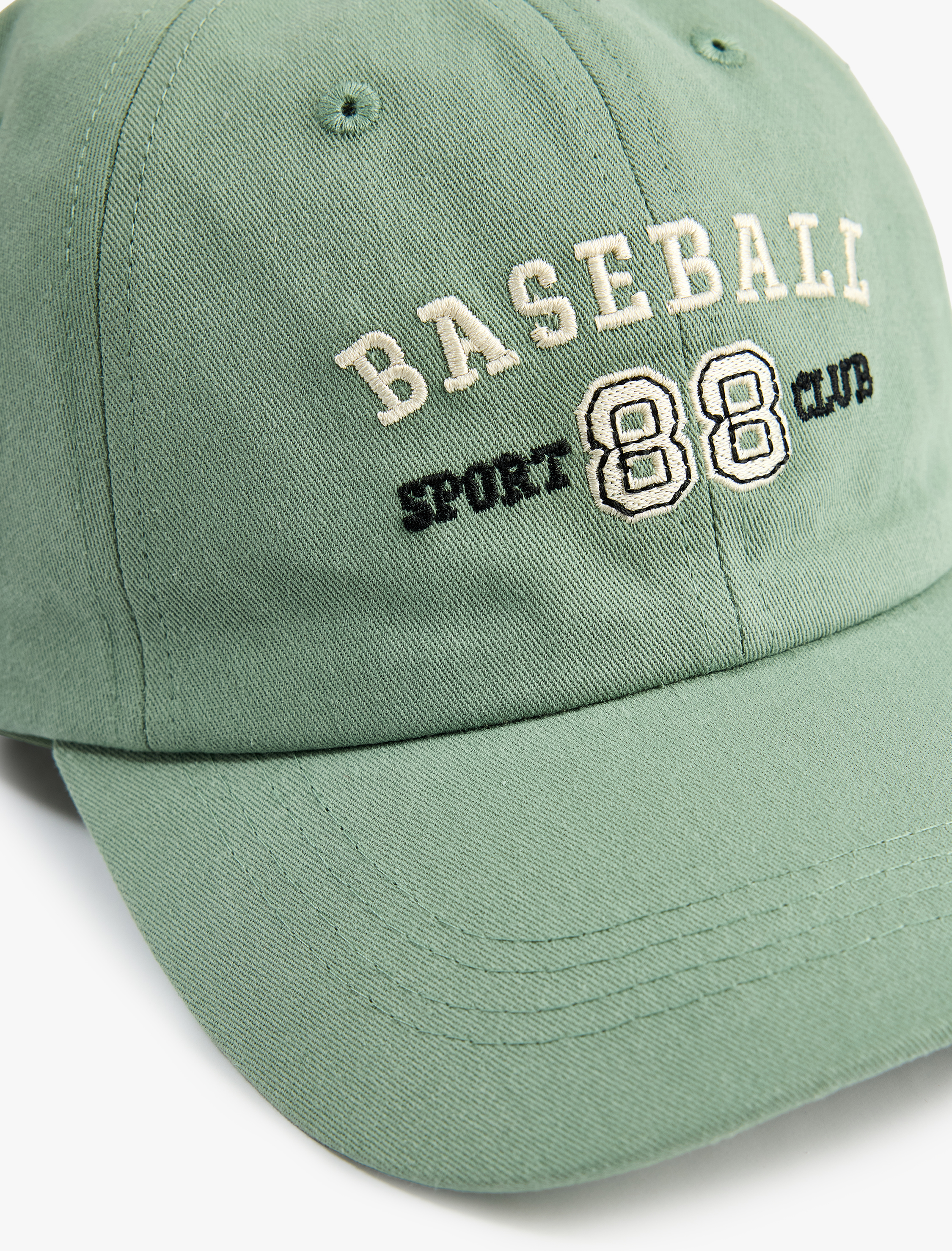  Erkek İşlemeli Pamuklu Kep Şapka