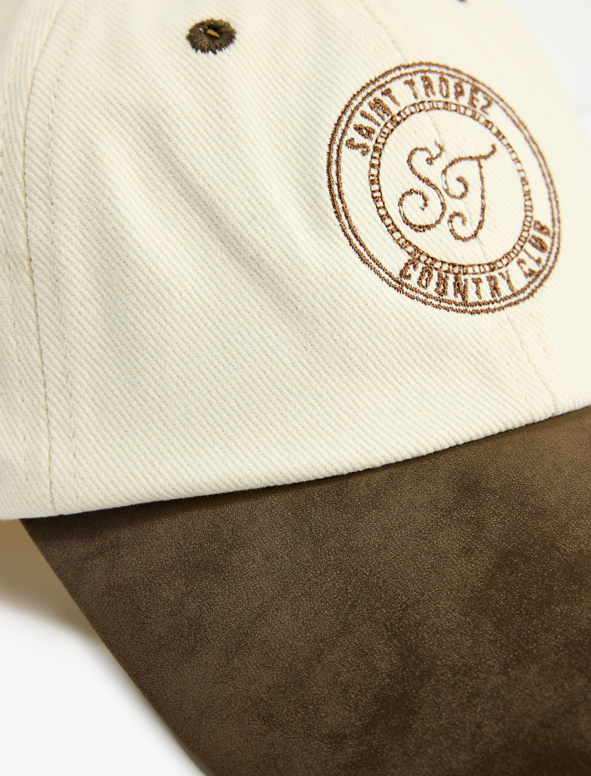  Erkek İşlemeli Renk Bloklu Pamuklu Kep Şapka