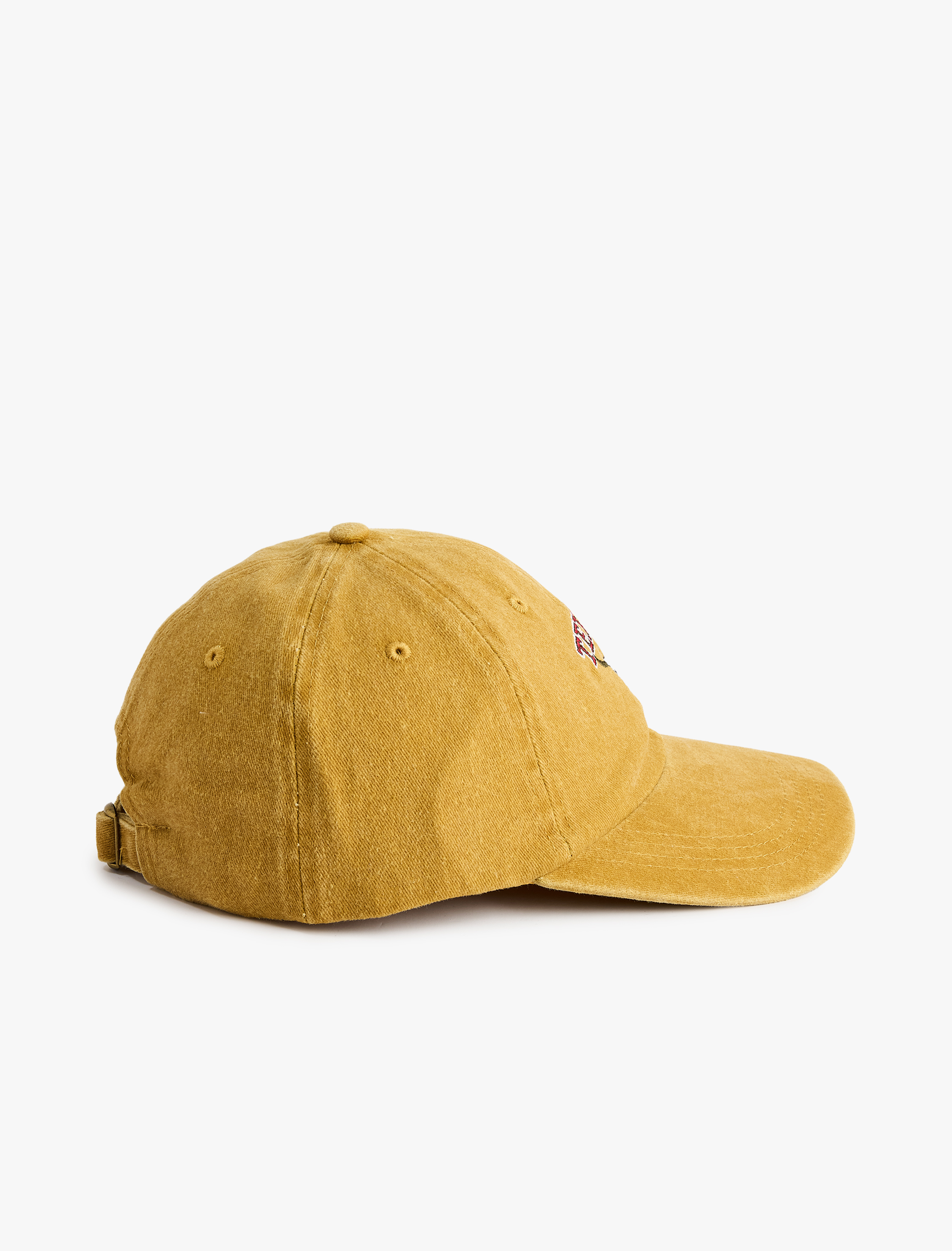  Erkek Yıkamalı Pamuklu Çok Renkli İşlemeli Kep Şapka