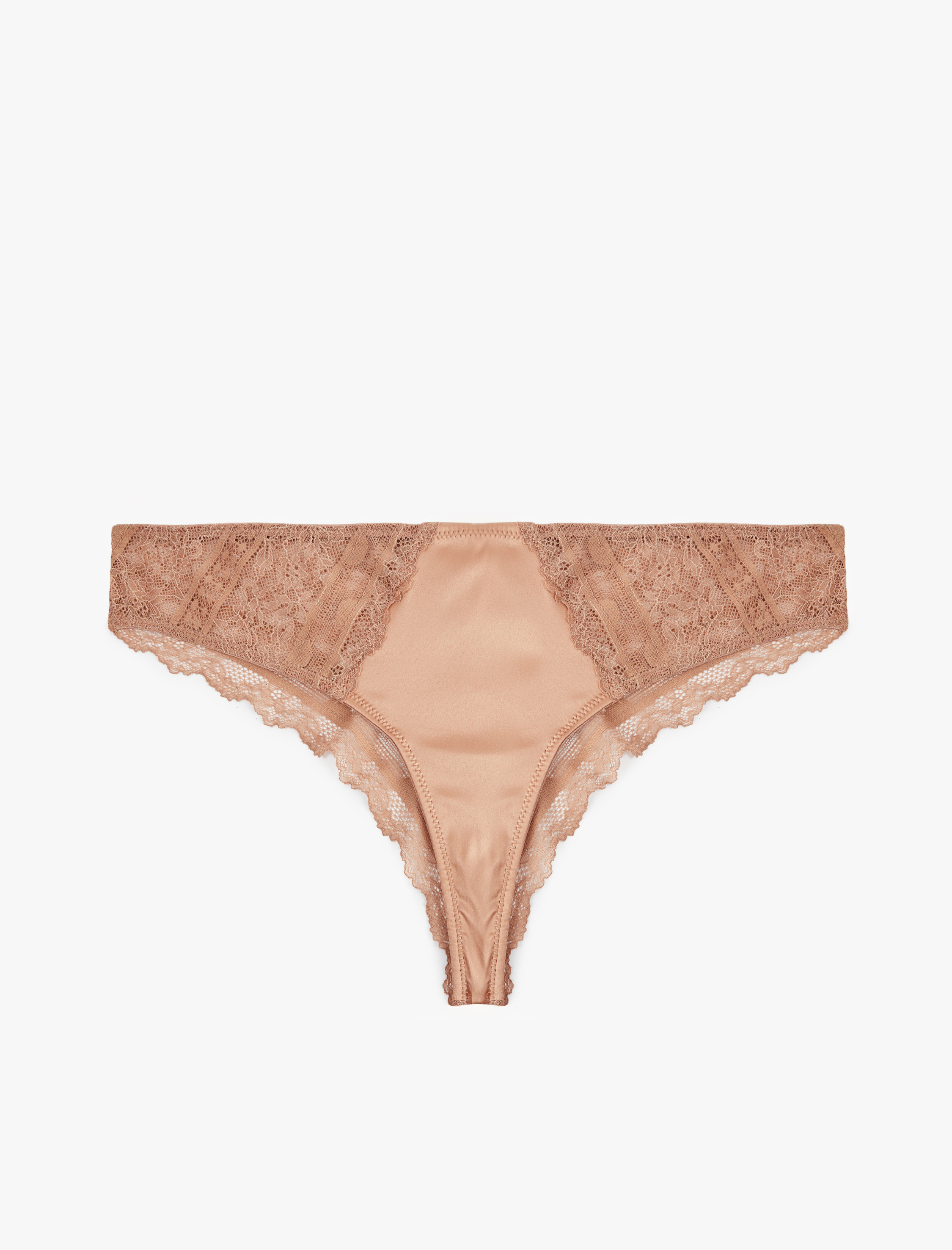   Dantel Detaylı Rahat Kalıp Brazilian Külot