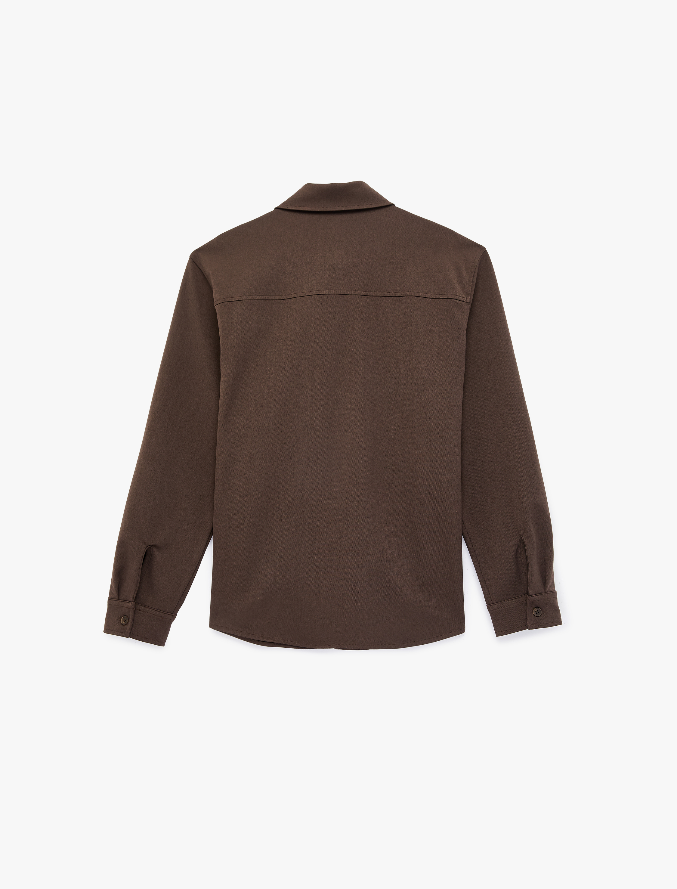   Regular Fit Cepli Uzun Kollu Klasik Yaka Gömlek